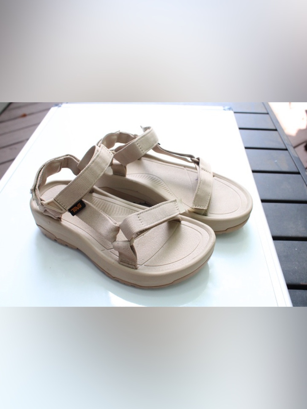 Teva Hurricane platform sandals